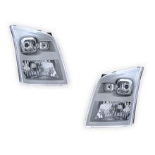 Ford Transit MK7 Chrome Headlights 2006 - 2014 OEM-Style Aftermarket Left & Right