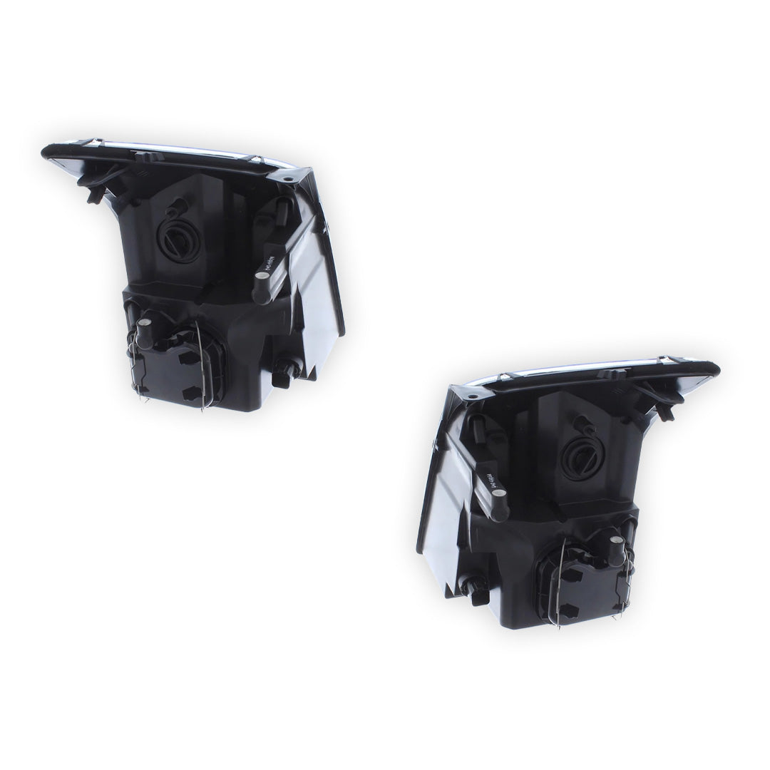 Ford Transit MK7 Chrome Headlights 2006 - 2014 OEM-Style Aftermarket Left & Right