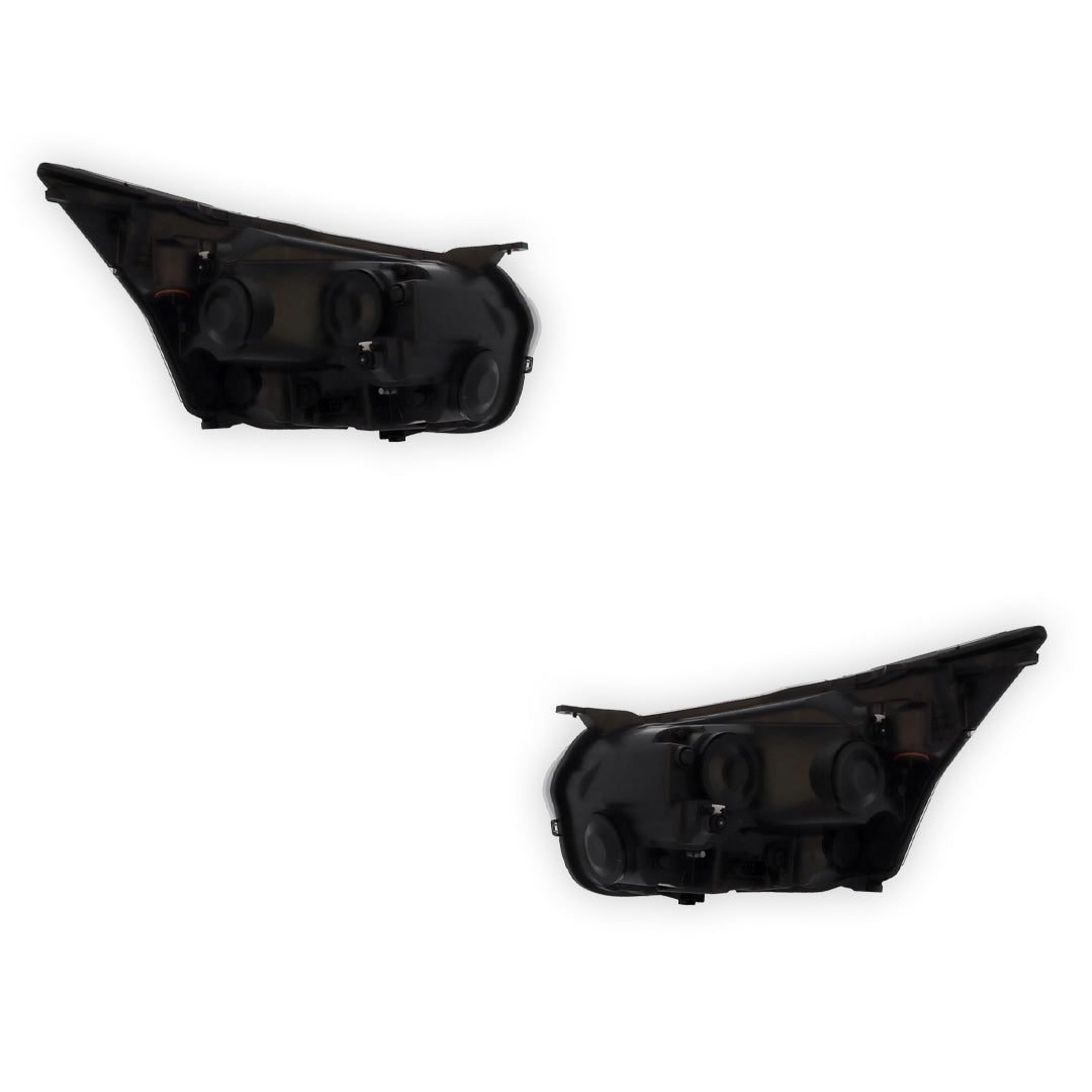 Ford Transit MK8 Chrome Headlights 2014 - 2025 OEM-Style Aftermarket Left & Right