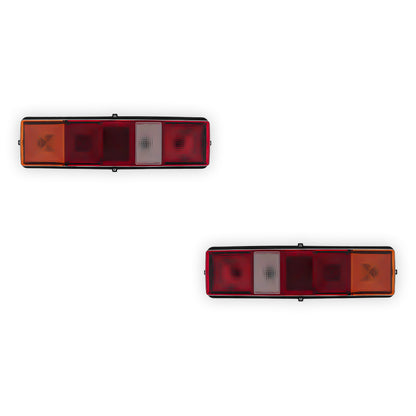 Ford Transit Mk3 Mk4 Mk5 Mk6 Mk7 Tail Lights 1985 - 2014 OEM-Style Aftermarket Left & Right