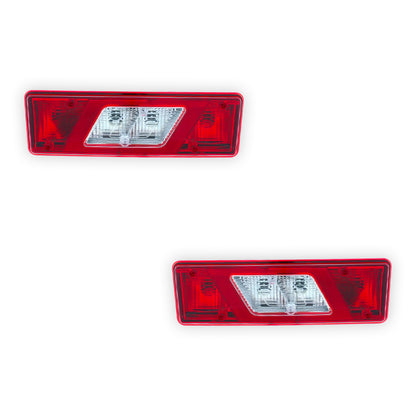 Ford Transit Mk8 Chassis Cab Rear Halogen Tail Lights 2014 - 2025 OEM-Style Aftermarket Left & Right