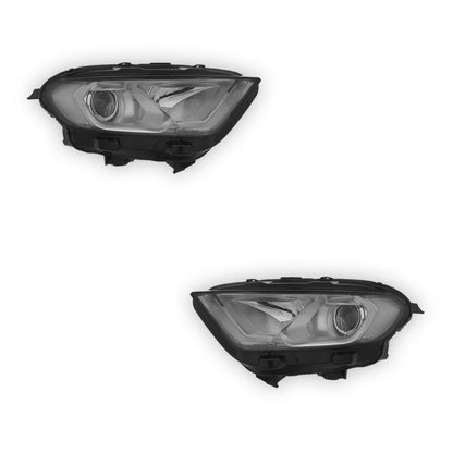 Ford Ecosport BL Black Headlights 2018 - 2024 OEM-Style Aftermarket Left & Right