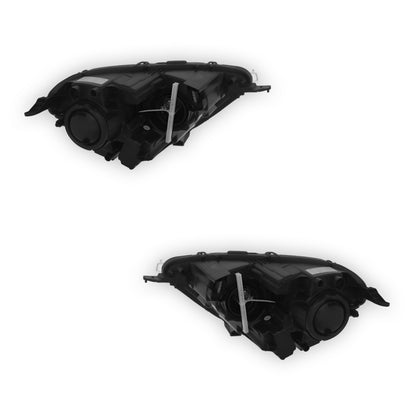 Ford Ecosport BL Black Headlights 2018 - 2024 OEM-Style Aftermarket Left & Right