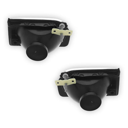 Ford Escort MK4 Black Headlights 1986 - 1990 OEM-Style Aftermarket Left & Right