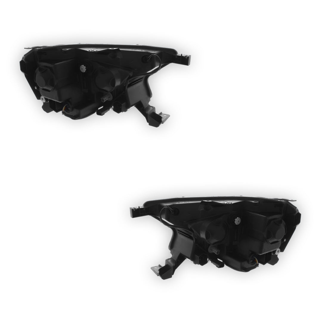 Ford Ranger P375 Black Headlights 2015 - 2019 OEM-Style Aftermarket Left & Right