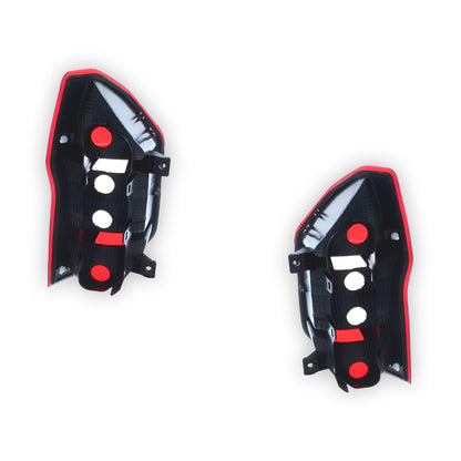 Ford Tourneo Courier MPV Rear Halogen Tail Lights 2018 - 2021 OEM-Style Aftermarket Left & Right