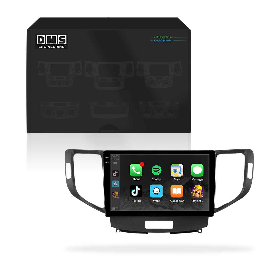 Honda Accord Euro CU (2008 - 2015) 9" Wireless Android 16 Head Unit for Apple CarPlay / Android Auto