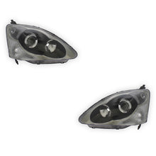 Honda Civic MK7 Type R Black Headlights 2003 - 2006 OEM-Style Aftermarket Left & Right