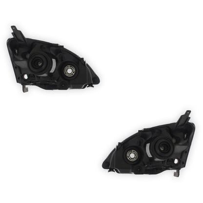 Honda Civic MK7 Type R Black Headlights 2003 - 2006 OEM-Style Aftermarket Left & Right