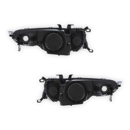 Honda Civic MK8 Black Headlights 2006 - 2012 OEM-Style Aftermarket Left & Right