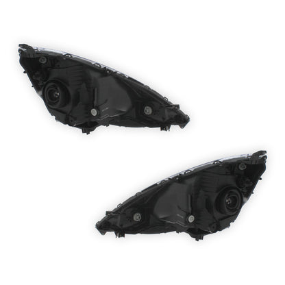 Honda Jazz MK3 GE Chrome Headlights 2008 - 2011 OEM-Style Aftermarket Left & Right