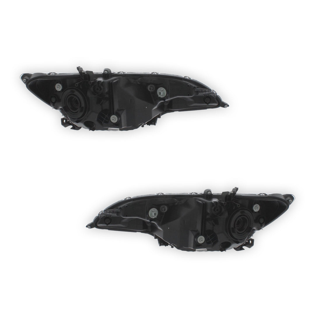 Honda Jazz MK4 GK Chrome Headlights 2015 - 2018 OEM-Style Aftermarket Left & Right