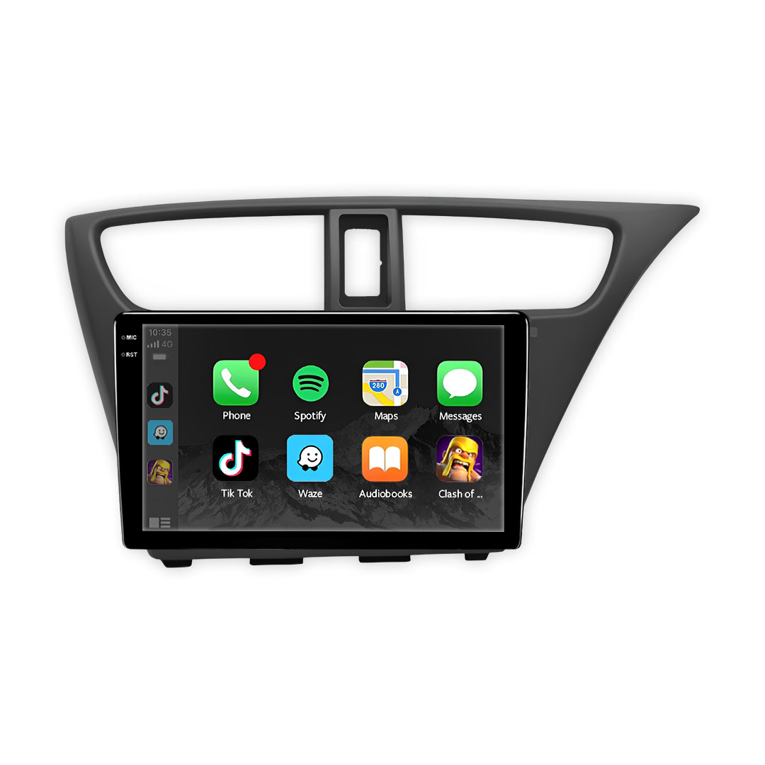 Honda Civic FB / FK Hatchback (2012 - 2015) 9" Wireless Android 13 Head Unit for Apple CarPlay / Android Auto