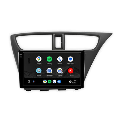 Honda Civic FB / FK Hatchback (2012 - 2015) 9" Wireless Android 13 Head Unit for Apple CarPlay / Android Auto
