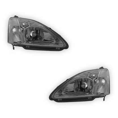 Honda Civic MK7 Headlights 2000 - 2003 OEM-Style Aftermarket Left & Right