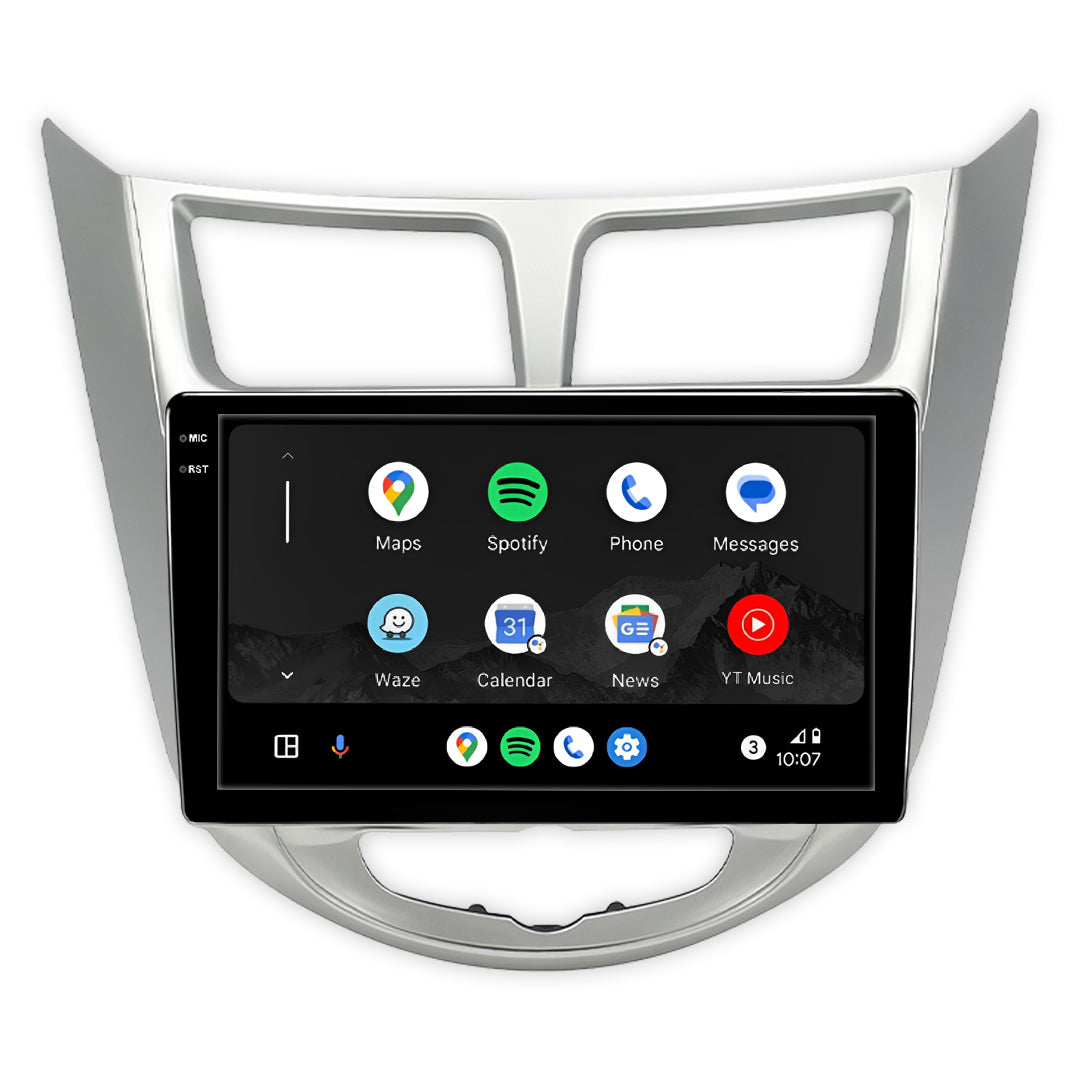 Hyundai Accent RB (2011 - 2015) 9" Wireless Android 15 Touchscreen Stereo for Apple CarPlay / Android Auto