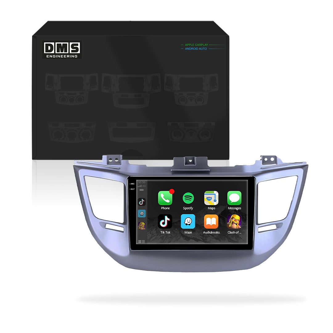 Hyundai Tucson TL / TLE (2015 - 2018) 9" Wireless Android 15 Touchscreen Stereo for Apple CarPlay / Android Auto