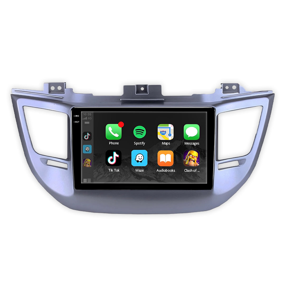 Hyundai Tucson TL / TLE (2015 - 2018) 9" Wireless Android 15 Touchscreen Stereo for Apple CarPlay / Android Auto