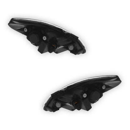 Hyundai i10 Chrome Headlights 2008 - 2011 OEM-Style Aftermarket Left & Right