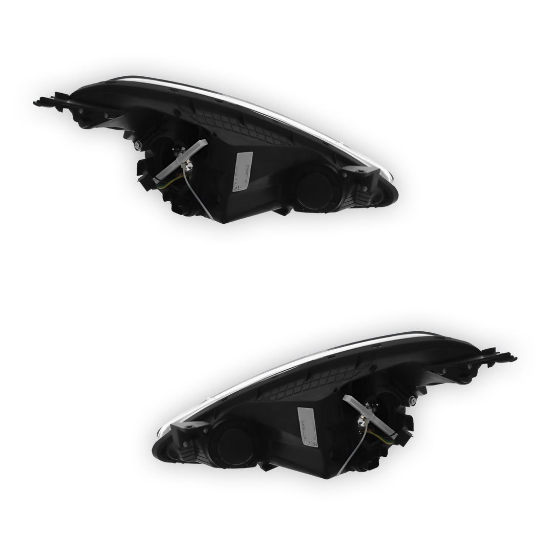 Hyundai i10 Chrome Headlights 2013 - 2017 OEM-Style Aftermarket Left & Right