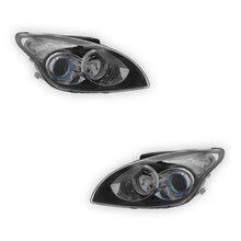 Hyundai i30 FD Black Headlights 2007 - 2012 OEM-Style Aftermarket Left & Right