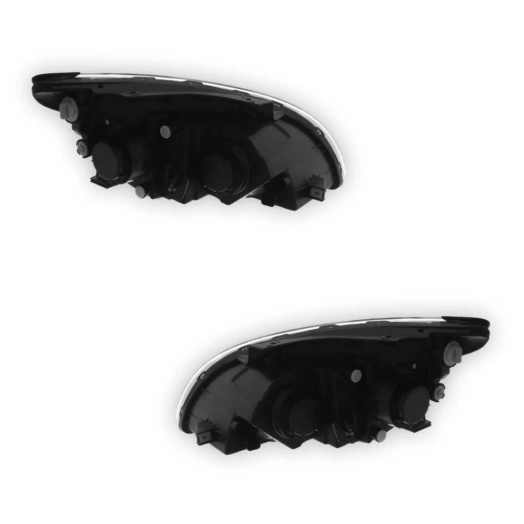 Hyundai i30 FD Black Headlights 2007 - 2012 OEM-Style Aftermarket Left & Right