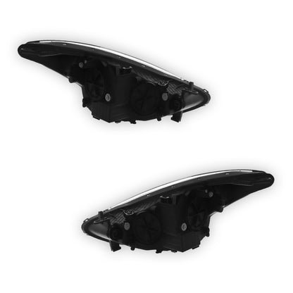 Hyundai i30 GD Black Headlights 2012 - 2017 OEM-Style Aftermarket Left & Right