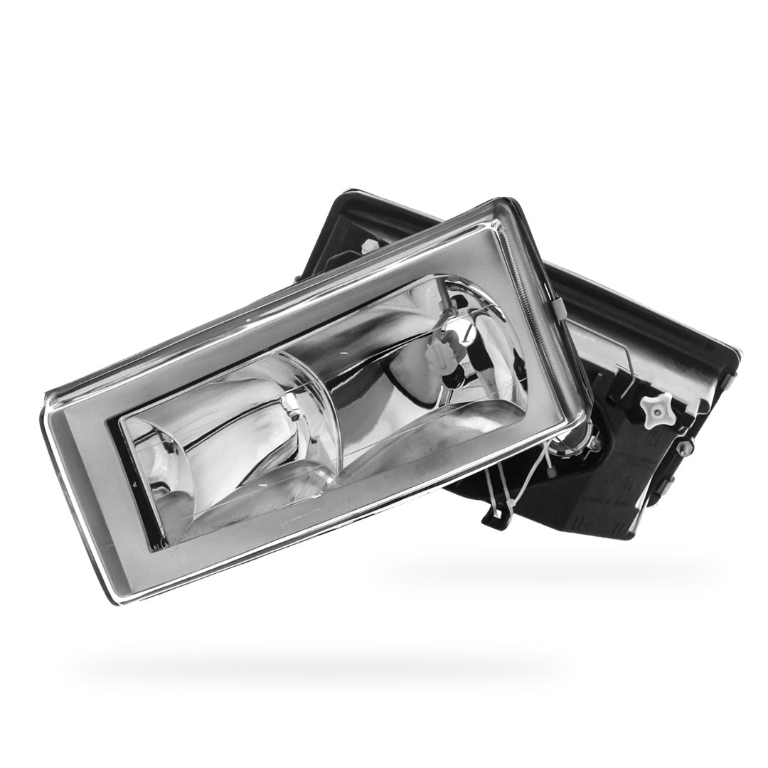 Iveco Daily Chrome Headlights 1999 - 2006 OEM-Style Aftermarket Left & Right