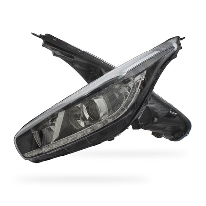 Kia Ceed JD Black Headlights 2012 OEM-Style Aftermarket Left & Right