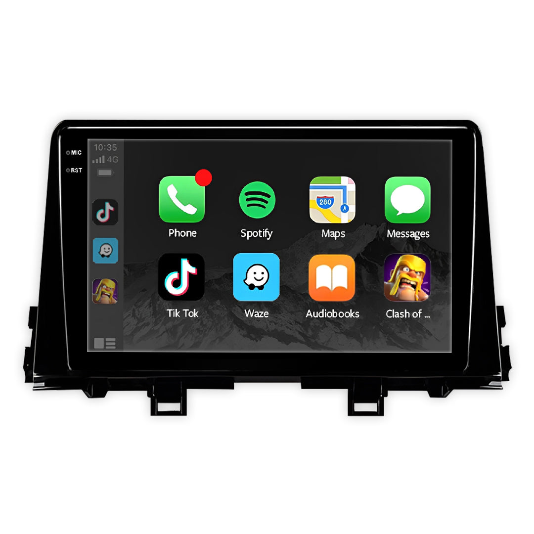 Kia Picanto JA (2018 - 2023) 9" Wireless Android 13 Touchscreen Stereo for Apple CarPlay / Android Auto