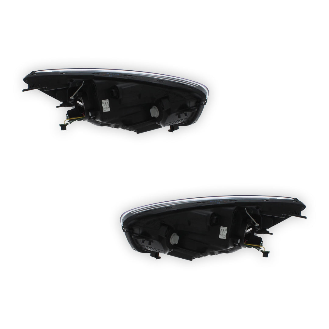 Kia Picanto TA Black Headlights 2011 - 2018 OEM-Style Aftermarket Left & Right