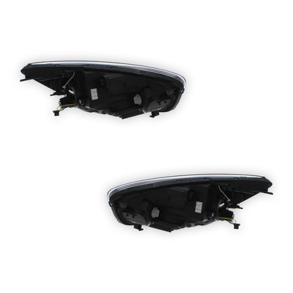 Kia Picanto TA Black Headlights 2011 - 2018 OEM-Style Aftermarket Left & Right