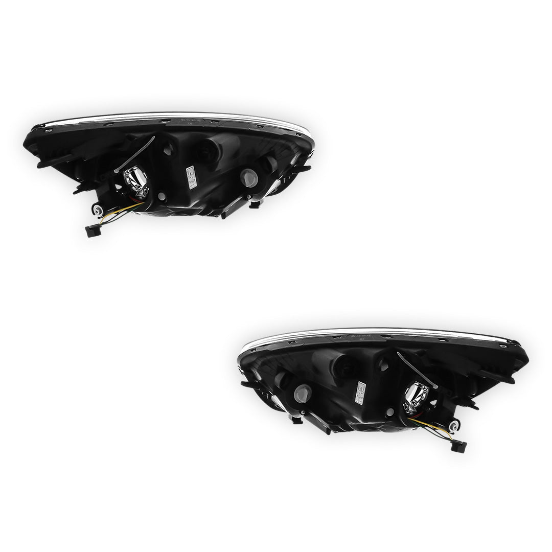 Kia Picanto TA Black Headlights 2011 - 2018 OEM-Style Aftermarket Left & Right