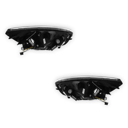 Kia Picanto TA Black Headlights 2011 - 2018 OEM-Style Aftermarket Left & Right