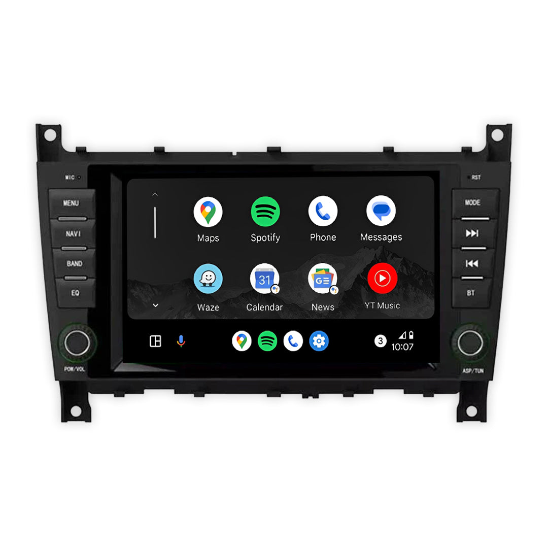 Mercedes-Benz C-Class W203 (2004 - 2007) 9" Wireless Android 13 Touchscreen Stereo for Apple CarPlay / Android Auto