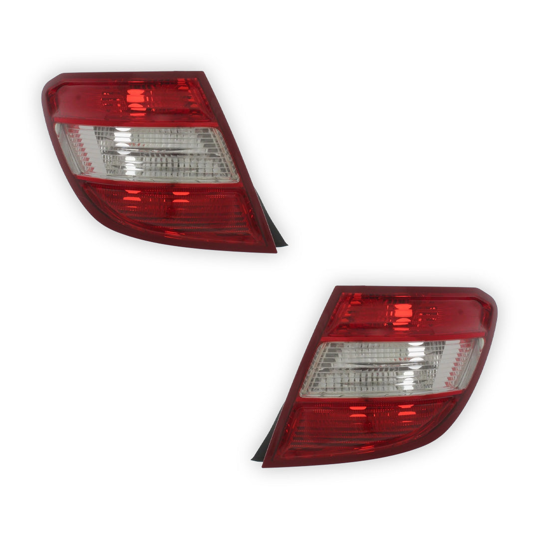 Mercedes Benz C Class S204 Tail Lights 2008 - 2011 OEM-Style Aftermarket Left & Right