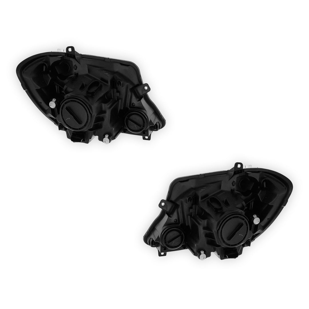 Mercedes Benz Sprinter Black Headlights 2013 - 2019 OEM-Style Aftermarket Left & Right