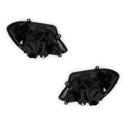 Mercedes Benz Sprinter Black Headlights 2013 - 2019 OEM-Style Aftermarket Left & Right