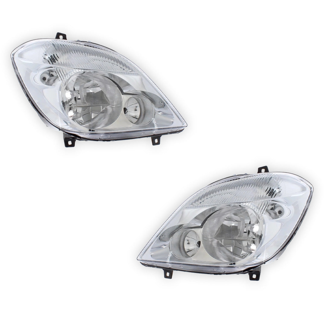 Mercedes Benz Sprinter Headlights 2006 - 2014 OEM-Style Aftermarket Left & Right