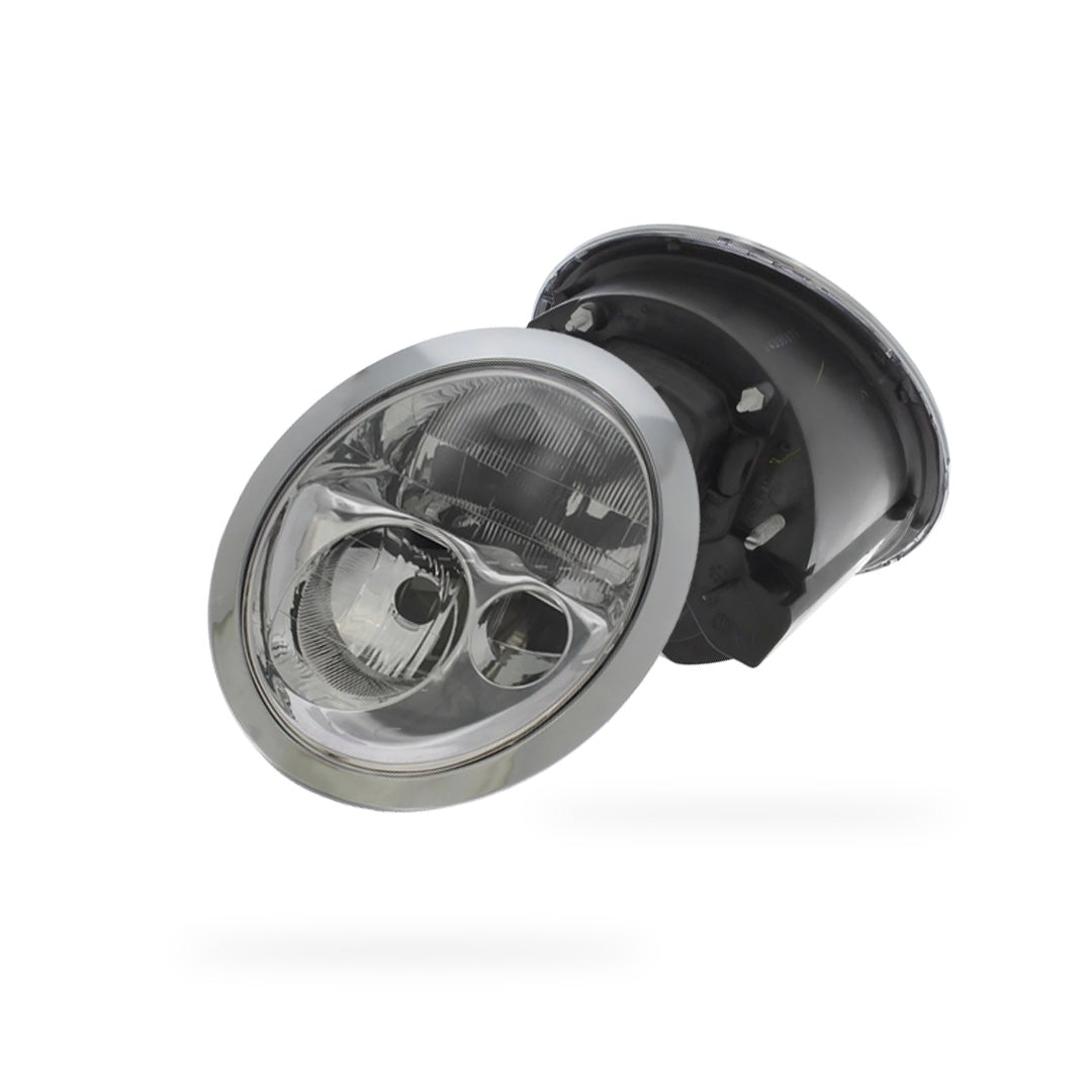 Mini Cooper R50 Chrome Headlights 2001 - 2004 OEM-Style Aftermarket Left & Right