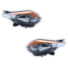 Mitsubishi L200 Black Headlights 2015 - 2019 OEM-Style Aftermarket Left & Right