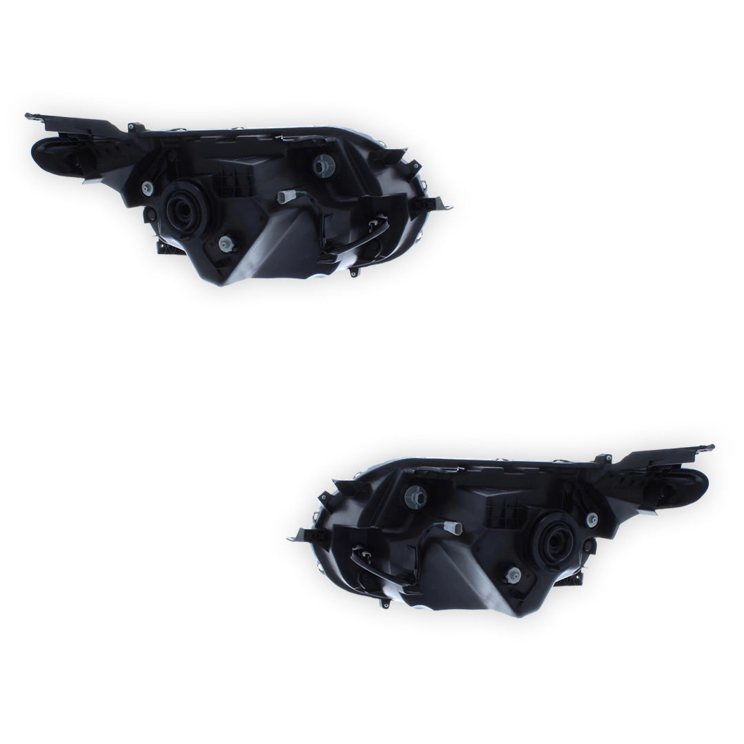 Mitsubishi L200 Black Headlights 2015 - 2019 OEM-Style Aftermarket Left & Right
