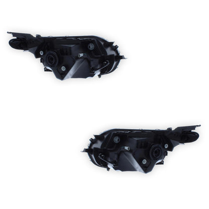 Mitsubishi L200 Black Headlights 2015 - 2019 OEM-Style Aftermarket Left & Right
