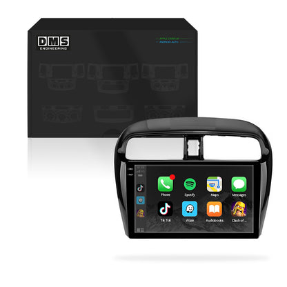 Mitsubishi Mirage LA / LB / LC / LE (2012 - 2018) 9" Wireless Android 15 Head Unit for Apple CarPlay / Android Auto