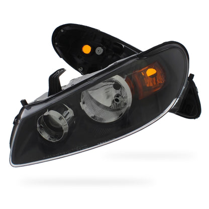 Nissan Almera N16 Black Headlights 2003 - 2006 OEM-Style Aftermarket Left & Right