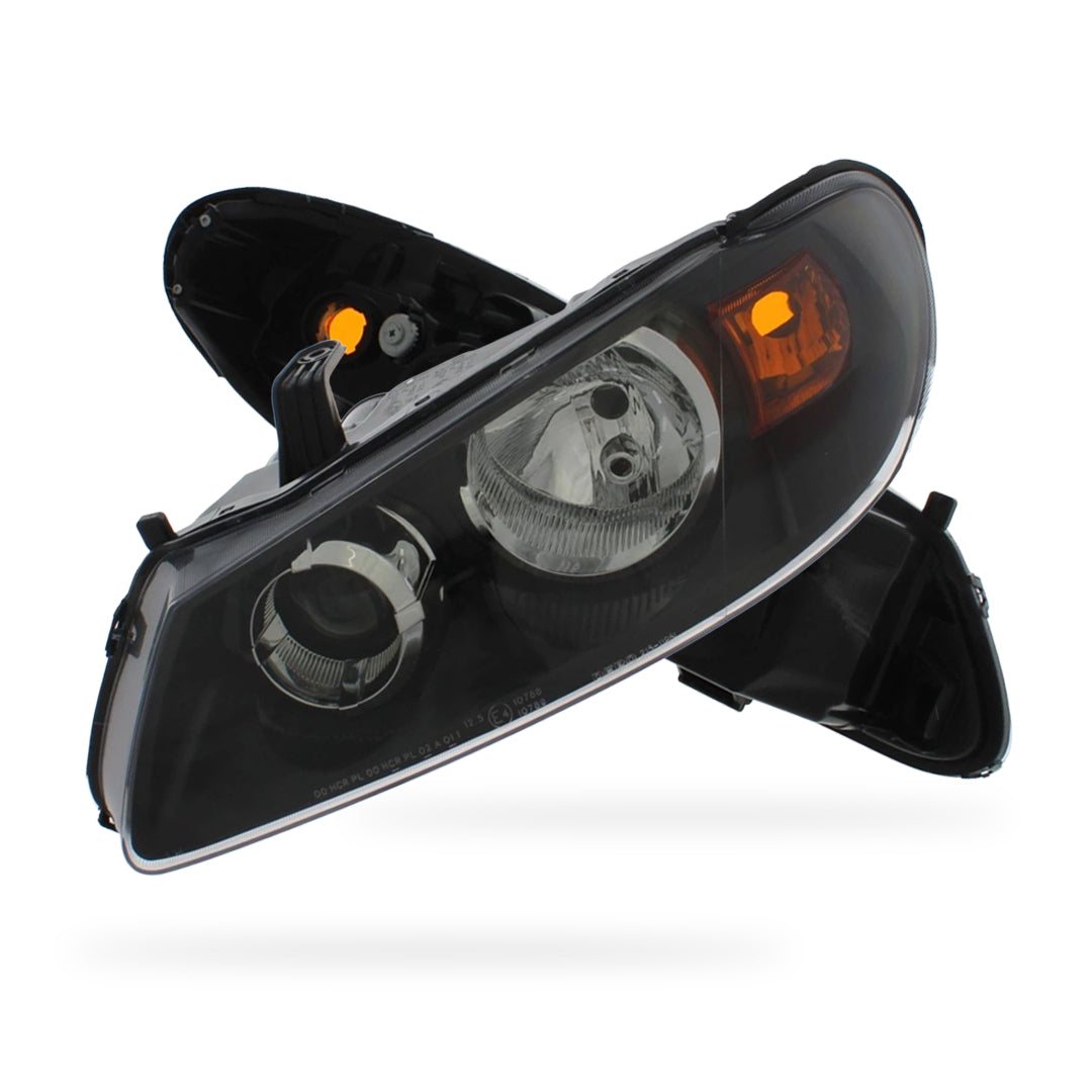 Nissan Almera N16 Black Headlights 2003 - 2006 OEM-Style Aftermarket Left & Right