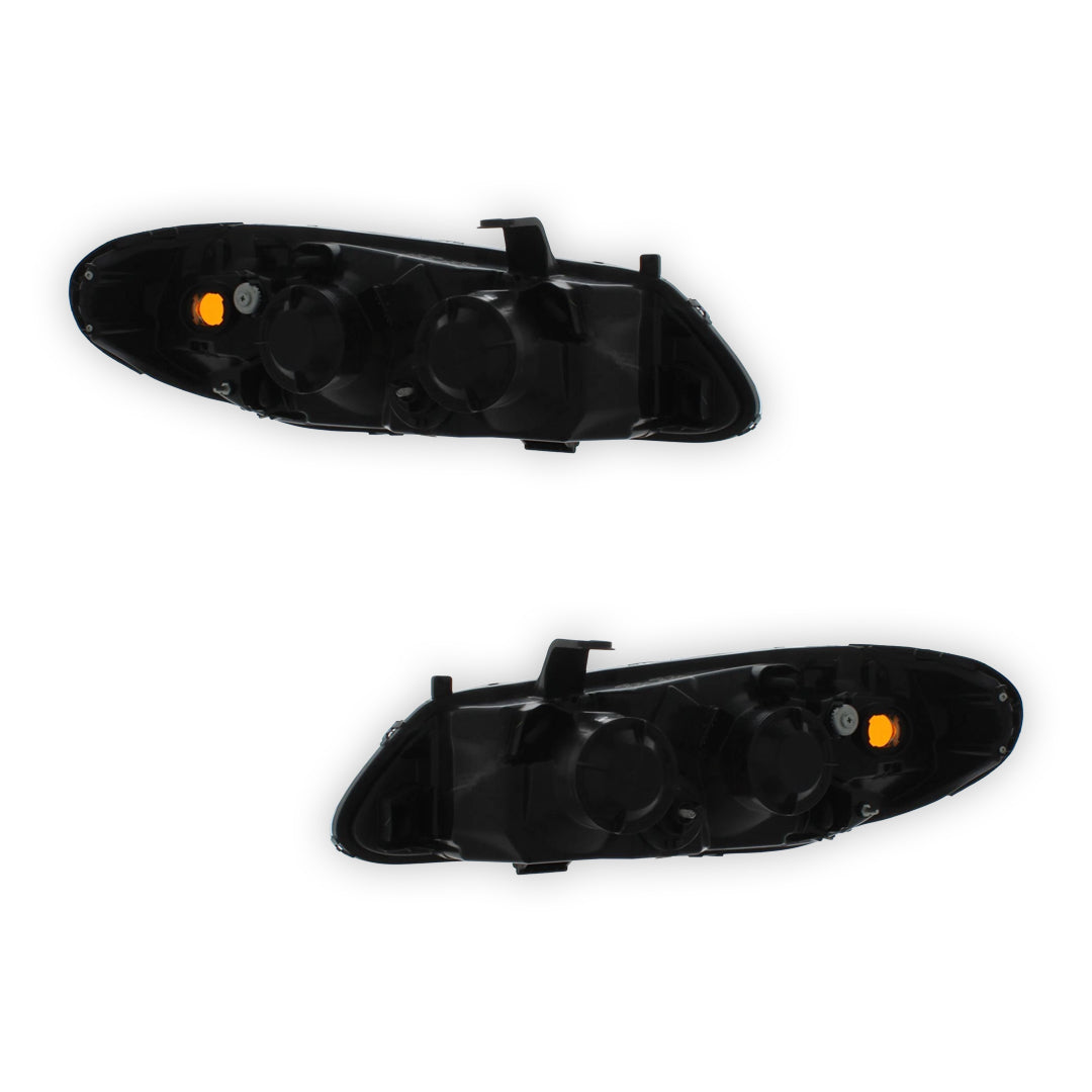 Nissan Almera N16 Black Headlights 2003 - 2006 OEM-Style Aftermarket Left & Right