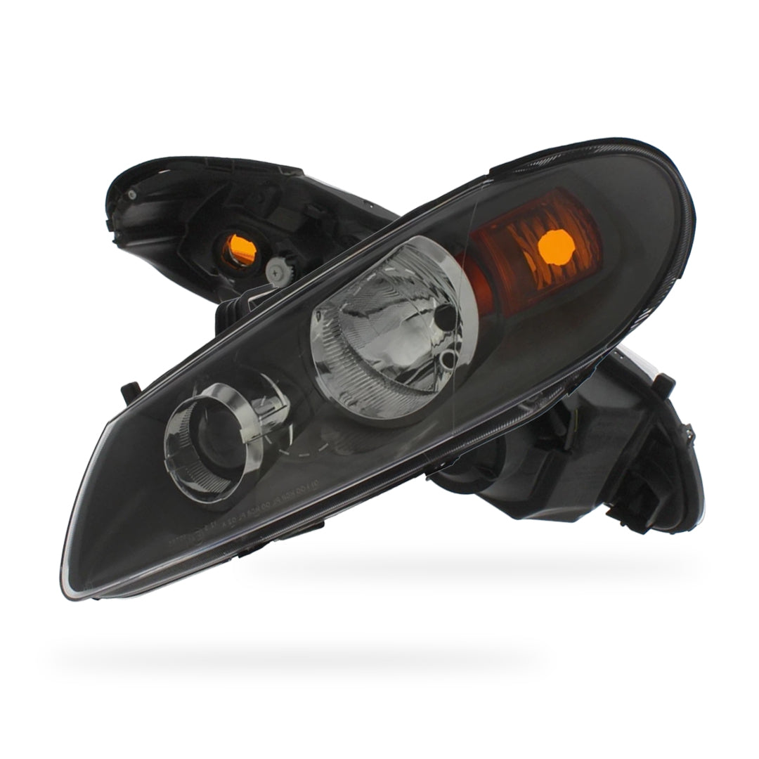 Nissan Almera N16 Grey Headlights 2003 - 2006 OEM-Style Aftermarket Left & Right