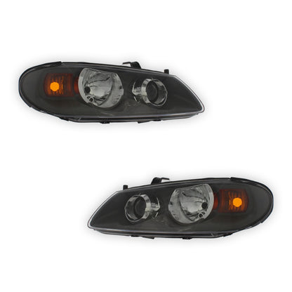 Nissan Almera N16 Grey Headlights 2003 - 2006 OEM-Style Aftermarket Left & Right