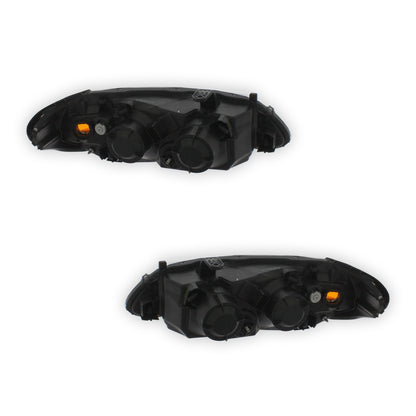 Nissan Almera N16 Grey Headlights 2003 - 2006 OEM-Style Aftermarket Left & Right